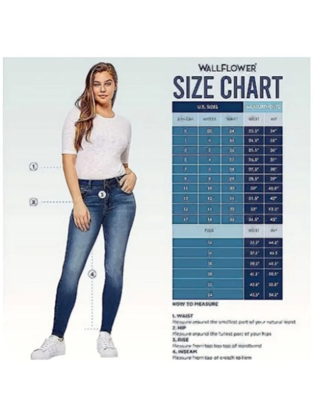 **WallFlower** Luscious Curvy Bootcut Mi-Rise Stretch Juniors Jeans Heidi 17